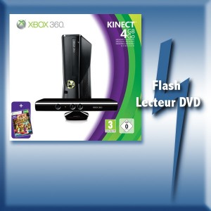 XBox 360 Slim 4Go Kinect flashée LT+