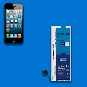 Réparation et dépannage iPhone 5S. Remplacement batterie 1560 Mah