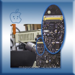11 - Réparation et dépannage MacBook Air 13". Réparation rétro éclairage (backlit)