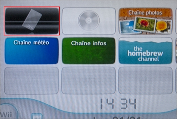 Lancement USB Loader CFG sur Wii flashée