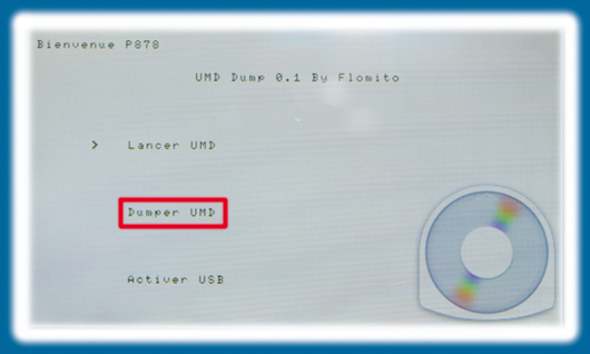 Dumper un UMD jeux ou film PSP sur carte mémoire Memore Stick Pro Duo