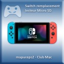 Nintendo Switch. Remplacement lecteur Micro SD